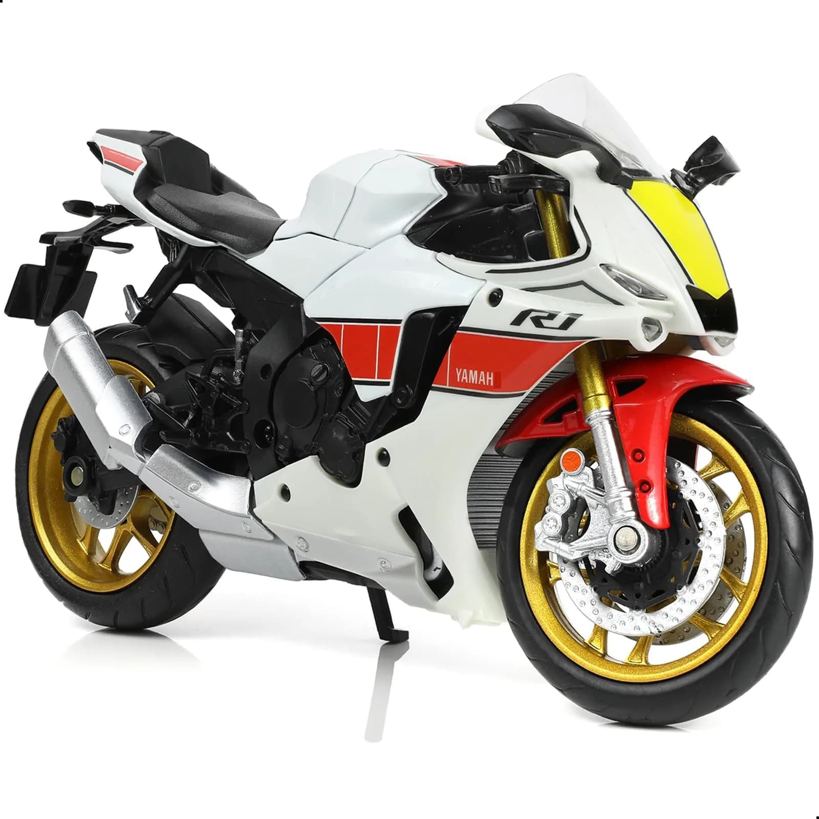 Risopen Honda CBR 1000RR Die-cast Motorcycle Model 1:12 Scale | Authentic USA Import — 03.white
