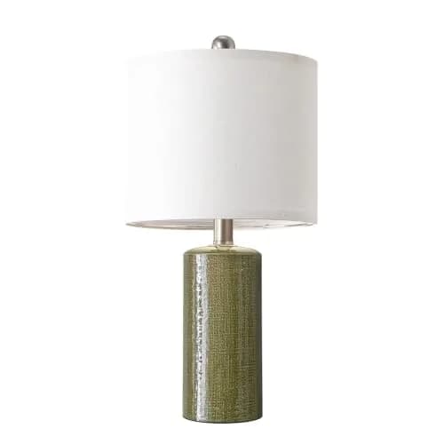 G-SAFAVA 20.25" Small Single Table Lamp for Bedroom Modern Ceramic Nightstand Lamp thumbnail 8