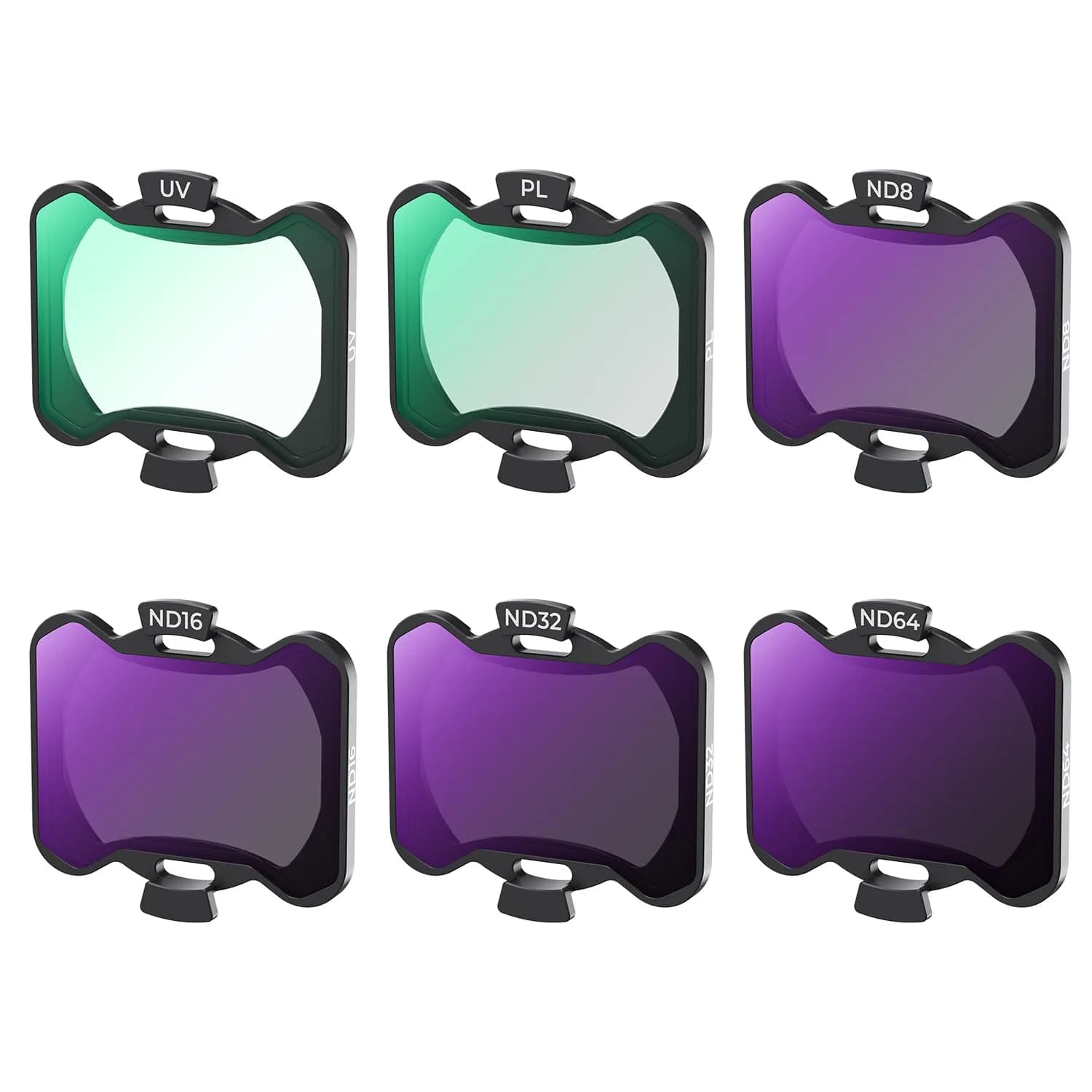 K&F CONCEPT 4Pack ND Filter Kit for DJI Avata 2 | Multi-Coated Optical Glass, Gimbal Safe — ND8+ND16+ND32+ND64+UV+PL