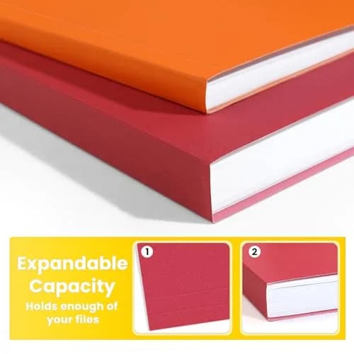 SUNEE Colored File Folders 30 Pack Letter Size (8.5 x 11 inches) | 6 Assorted Colors, 1/3 Cut Tabs thumbnail 5