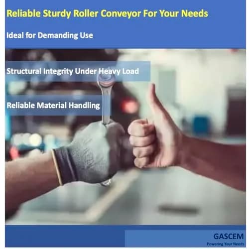 Gascem Polyurethane Coated Long Roller with Bracket Set | 16" Length, 1.5" Diameter Conveyor | Galvanized Steel | Pack of 2 thumbnail 7
