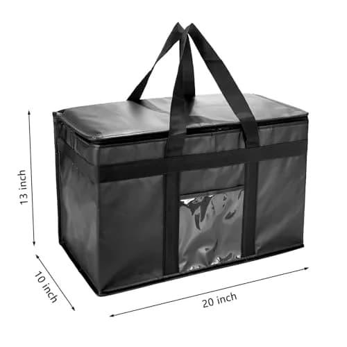 Yalin XXL Large Insulated Cooler Bag 42L (20" x 13" x 10") | Keeps Food Hot or Cold Up to 4 Hours thumbnail 5