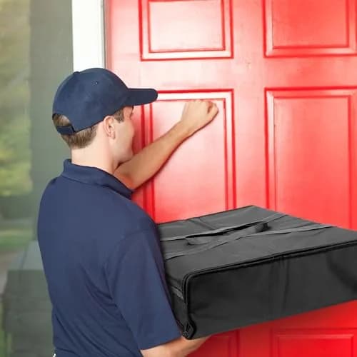 Yalin Insulated Pizza Delivery Bag, 20" x 20" x 6" | Keeps Food Hot or Cold for Hours thumbnail 6