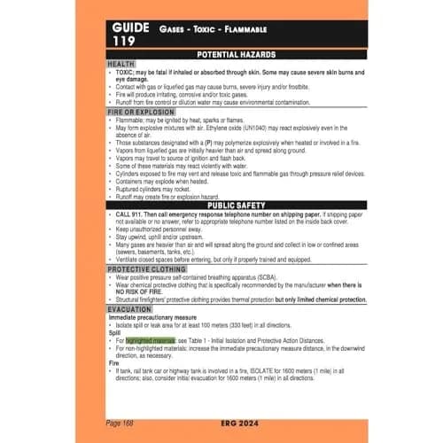 J. J. Keller 2024 Emergency Response Guidebook (ERG), Soft Bound, 25 Pack | Pocket Emergency Preparedness thumbnail 5