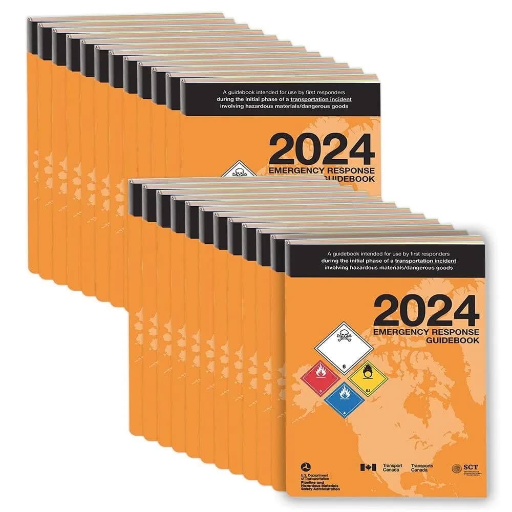 J. J. Keller 2024 Emergency Response Guidebook (ERG), Soft Bound | Pocket Size 4" x 5.5" for Emergency Preparedness — English Paperback