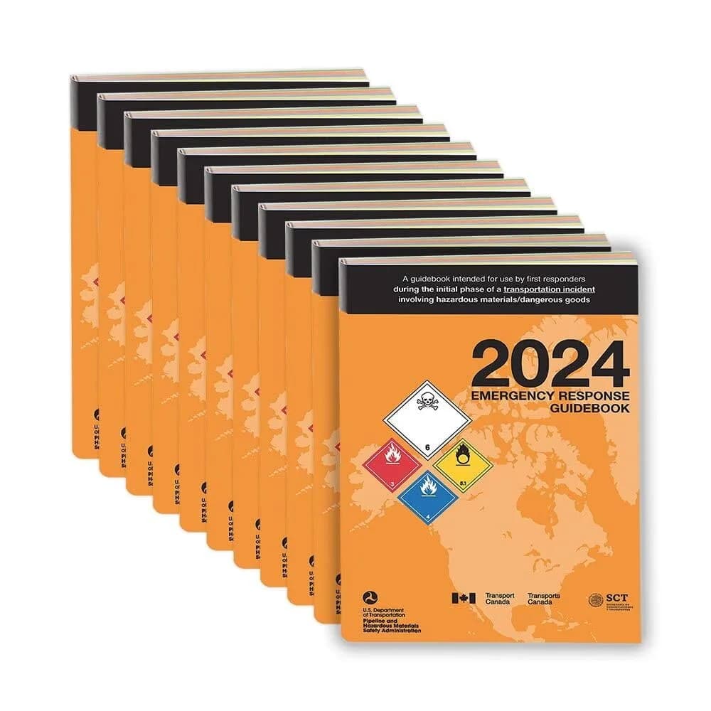 J. J. Keller 2024 Emergency Response Guidebook (ERG), Soft Bound | Pocket Size 4" x 5.5" for Emergency Preparedness — English Paperback