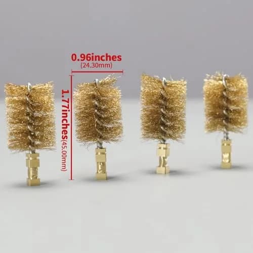 YIHUA Replacement Brass Wool Brushes Set (3 Pairs/6 Brushes) for YIHUA 200C & 200W | Brass Lab Cleaning Tool thumbnail 3