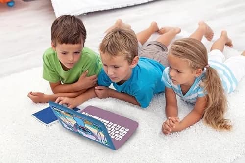 LEXiBOOK Disney Stitch Educational Laptop for Kids 124 Activities | Bilingual Learning & Fun thumbnail 4