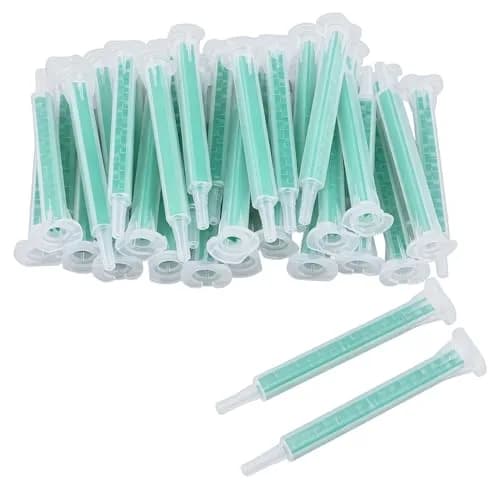 ATOYSKPX 50pcs Epoxy Mixing Nozzle Heads for 50ml AB Guns | Static Mixer Resin Tips (1:1/2:1 Ratio) thumbnail 1