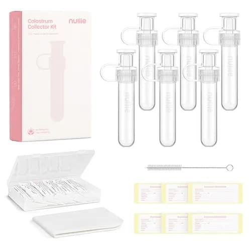 Nuliie Colostrum Collector Kit 7ml (6 Count) | BPA-Free Silicone for Newborn Feeding thumbnail 1