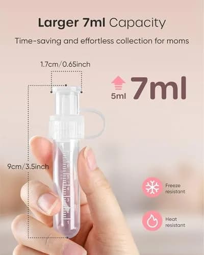 Nuliie Colostrum Collector Kit 7ml (6 Count) | BPA-Free Silicone for Newborn Feeding thumbnail 2