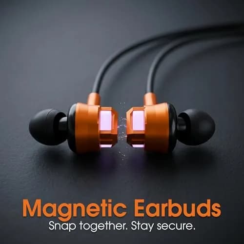 MANHATTAN Bluetooth Neckband Earbuds 15-Hour Battery IPX4 Mic | Wireless, Noise-Isolating, USB-C Recharge thumbnail 9