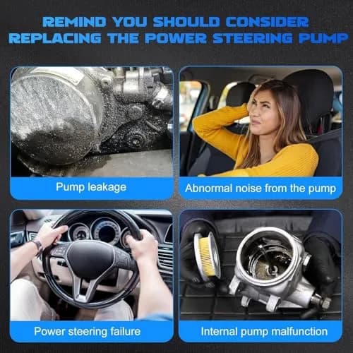 YOMALL Power Steering Pump with Pulley 21-5456 for 2006-2011 Honda Civic 1.8L | Direct Fit Replacement thumbnail 5