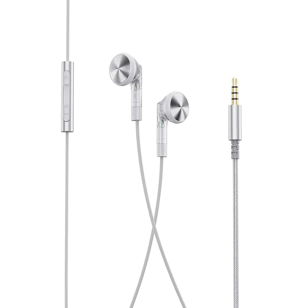 FiiO FF1 Wired In-Ear Headphones with 14.2mm Dynamic Drivers & HD Microphone | Black, 1.2m Cable — Translucent