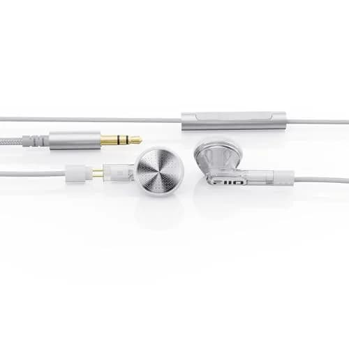 FiiO FF1 14.2mm Dynamic Driver Wired Earbuds with Microphone, Translucent | HiFi Music & Gaming thumbnail 4