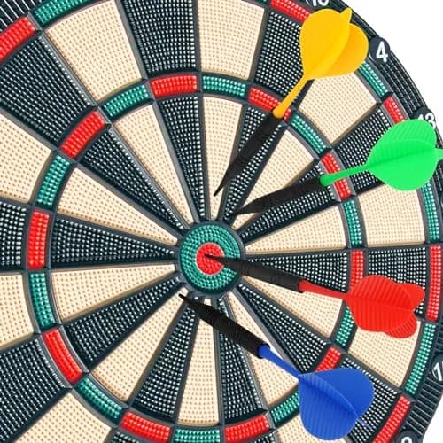 Accmor 12 Pack Soft Tip Darts Set with 100 Extra Tips | Black, 14.8cm (5.8 inch) thumbnail 5