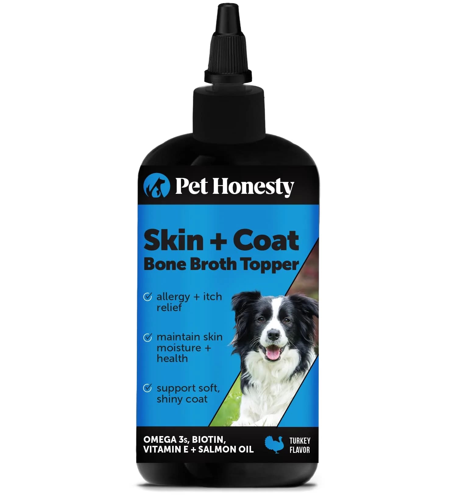 Pet Honesty Skin + Coat Health Oil for Dogs with Salmon Oil 355ml (12 oz) | Nutritionist Approved for Allergy Itch Relief