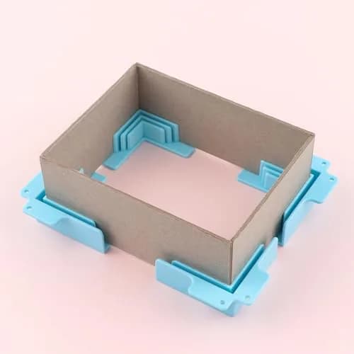 BAOFALI 6-Pack Cartonnage Corner Clamps for Box Making | 1mm, 1.5mm, 2mm, 3mm Chipboard Guides thumbnail 7
