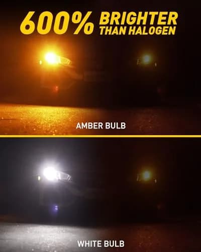AUXITO 7443/7444NA Switchback LED Bulbs Amber/White | 4000lm, Dual Color, 50,000hr Lifespan thumbnail 3