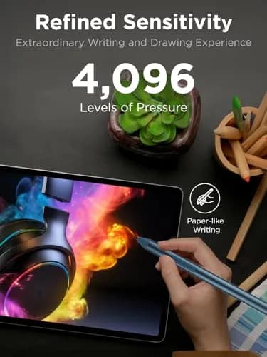 Lenovo Digital Pen 3 for Laptops, Tidal Teal, 4096 Pressure Levels | Advanced Tilt Recognition thumbnail 4