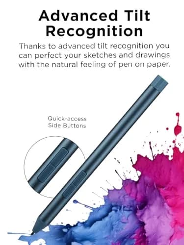 Lenovo Digital Pen 3 for Laptops, Tidal Teal, 4096 Pressure Levels | Advanced Tilt Recognition thumbnail 5