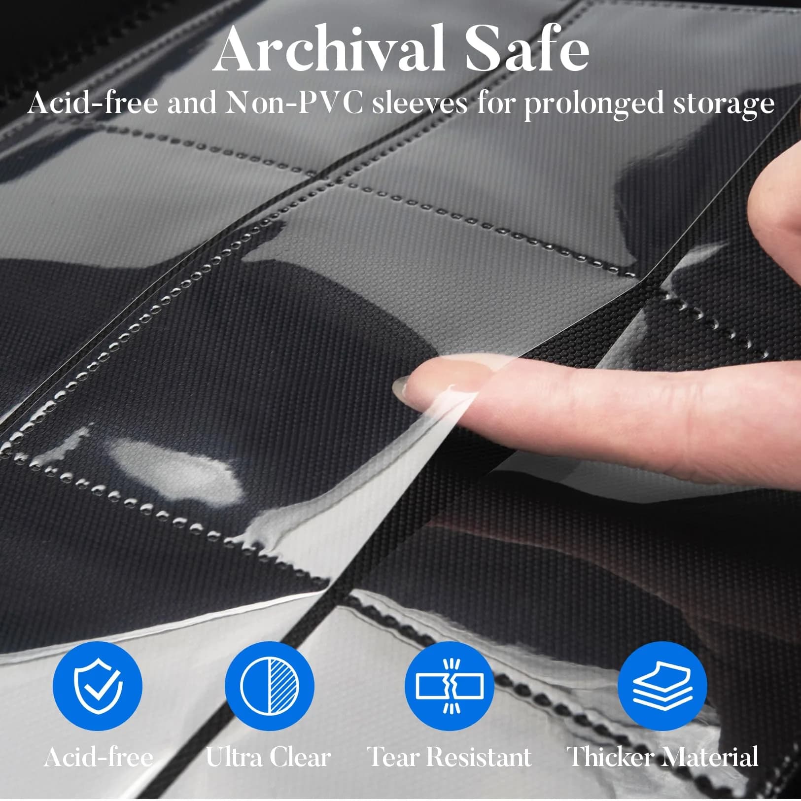 Fabmaker Red 540 Pocket Card Binder | Archival Safe & Water-Resistant thumbnail 4
