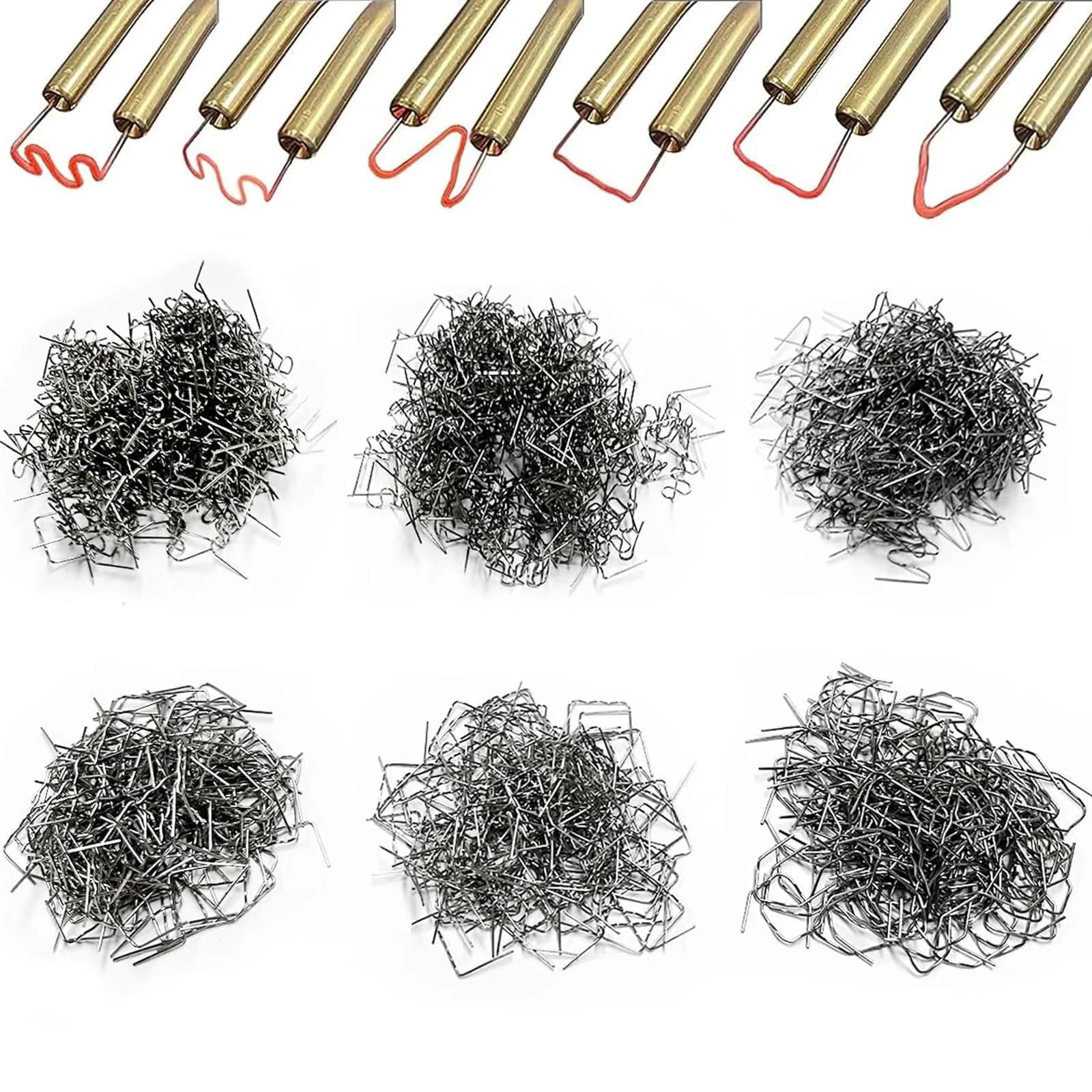 Sawvolker 3000PCS Hot Staple Plastic Welder Staples Kit | 0.6mm & 0.8mm Stainless Steel for Auto & Furniture Repair