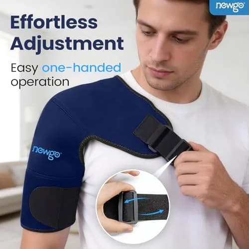 NEWGO Shoulder Ice Pack XL | Full Shoulder Coverage for Post-Surgery & Pain Relief thumbnail 7