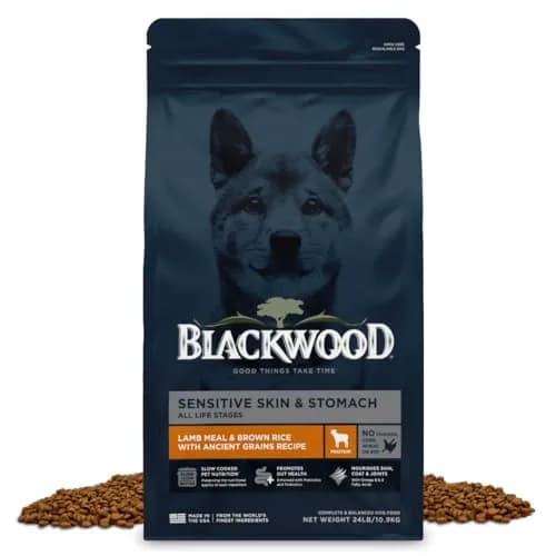 Blackwood Sensitive Premium Dry Dog Food, Lamb Meal & Brown Rice, 24 lb | Supports Skin & Digestion thumbnail 1