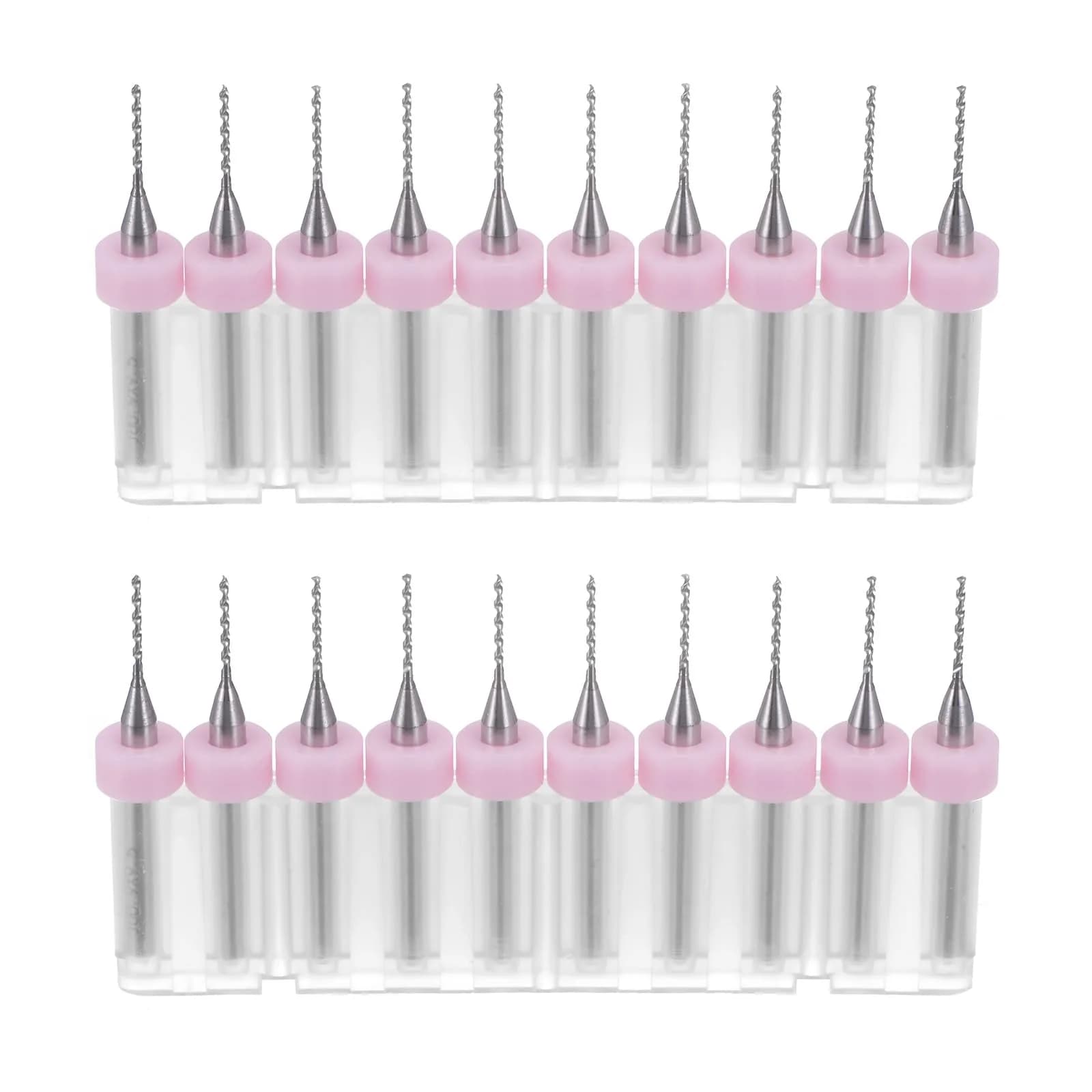 uxcell PCB Drill Bits 0.9mm Tungsten Carbide Rotary Tool 2 Set (20 Pcs) | High Precision for PCB & Soft Metals - main product image