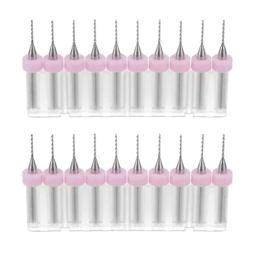 uxcell PCB Drill Bits 0.9mm Tungsten Carbide Rotary Tool 2 Set (20 Pcs) | High Precision for PCB & Soft Metals thumbnail 1