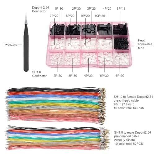 elechawk ELECTRONIC CABLE 20cm | Flexible, High-Quality Connectors for Flight Controllers thumbnail 2