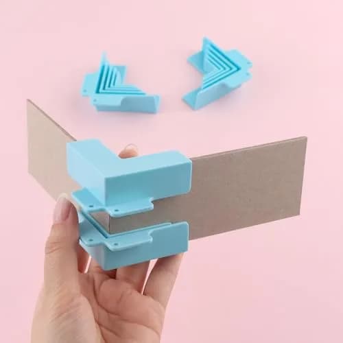 BAOFALI 8-Pack Corner/Divider Assembly Clamps for Chipboard Boxes, 1-3mm Wide | Precision 90-Degree Holding Tool thumbnail 6