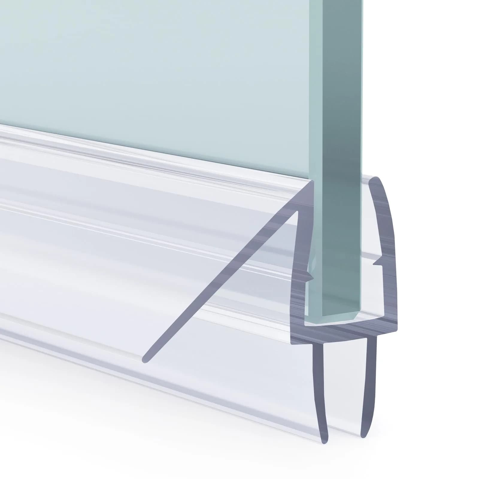 AmazerBath Shower Door Seal Strip 78.75 inches (6.56 ft) | Prevents Water Leaks — Bottom Seal 1/4
