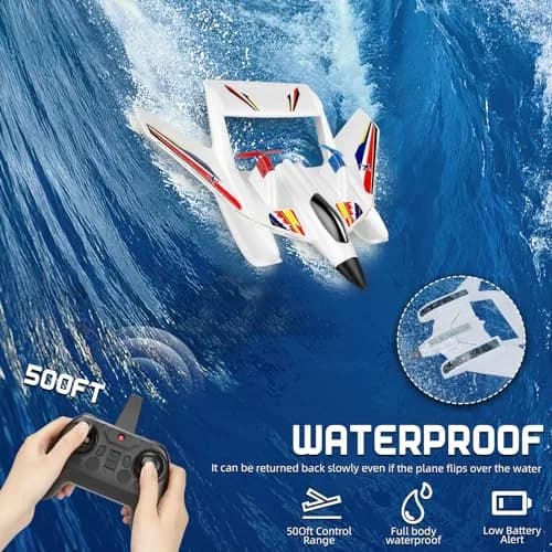 Kimmol RC Plane for Water Land & Air | 2 Channel 24 Min Flight Time thumbnail 5
