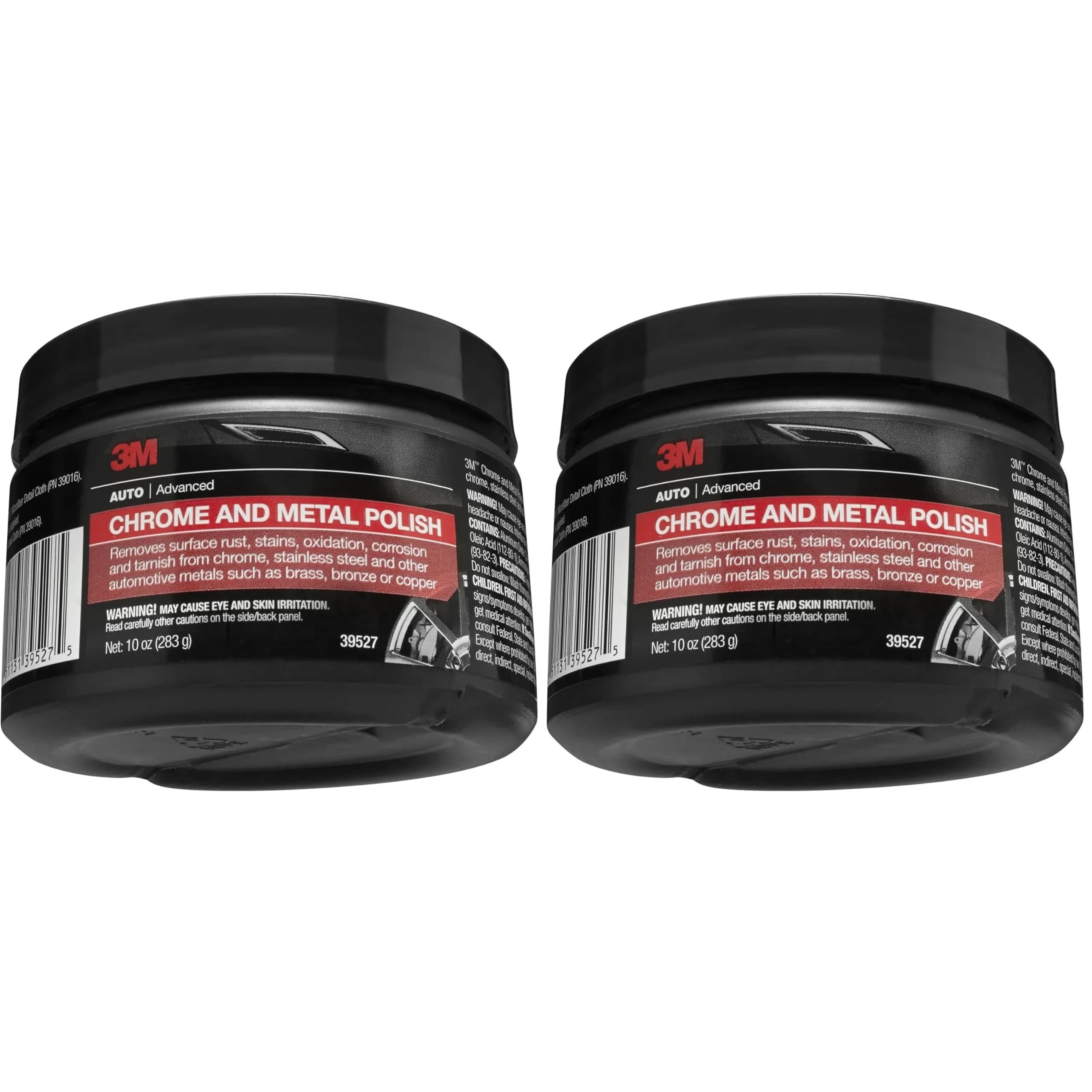 3M Chrome and Metal Polish 20 oz (10 oz Pink x 2) | Restores Shine on Automotive Metals - main product image