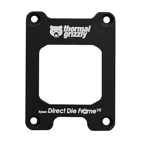 Thermal Grizzly Direct Die Frame Ryzen 7000 V2 Black | For AMD Ryzen 7000 Processors Without IHS thumbnail 5