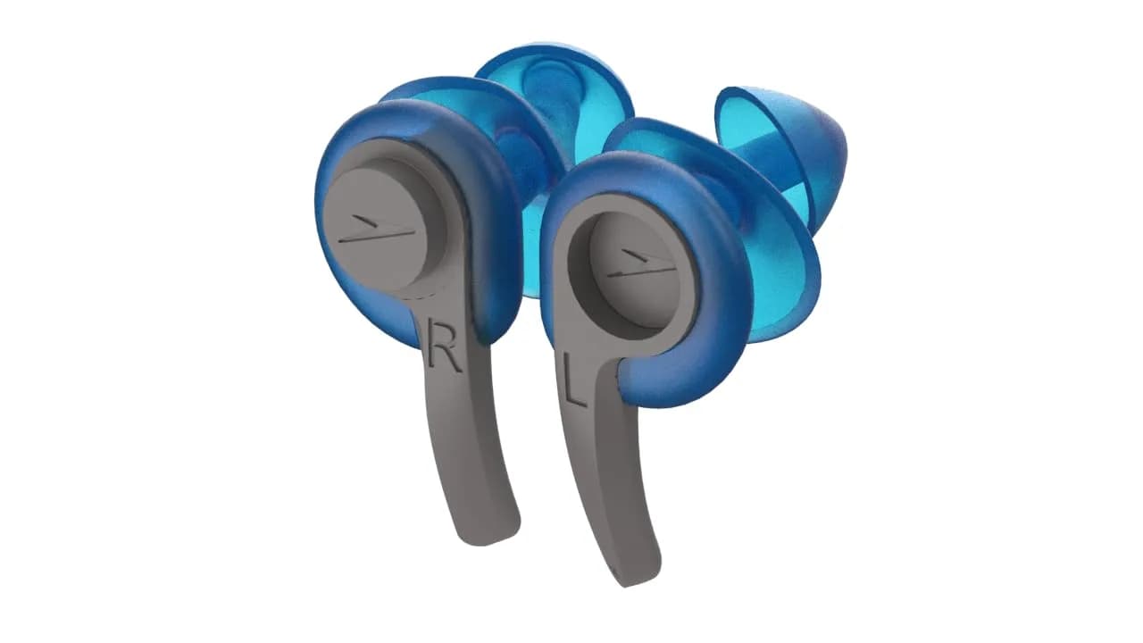 Speedo Unisex Ear Plugs for Swimming Waterproof Reusable Training | Ergonomic, Float & L&R Markings