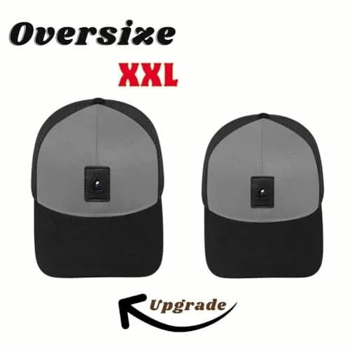 FASHIXD Big Head Oversize Mesh Baseball Cap for Men | XXL Sun Hat with Adjustable Buckle thumbnail 2