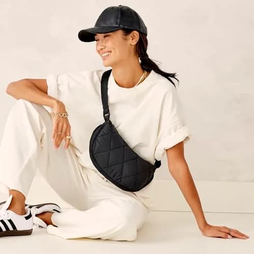 Vera Bradley Water Resistant Quilted Crossbody Bag – Moonless Night | Lightweight & Stylish (70-120 chars) thumbnail 2