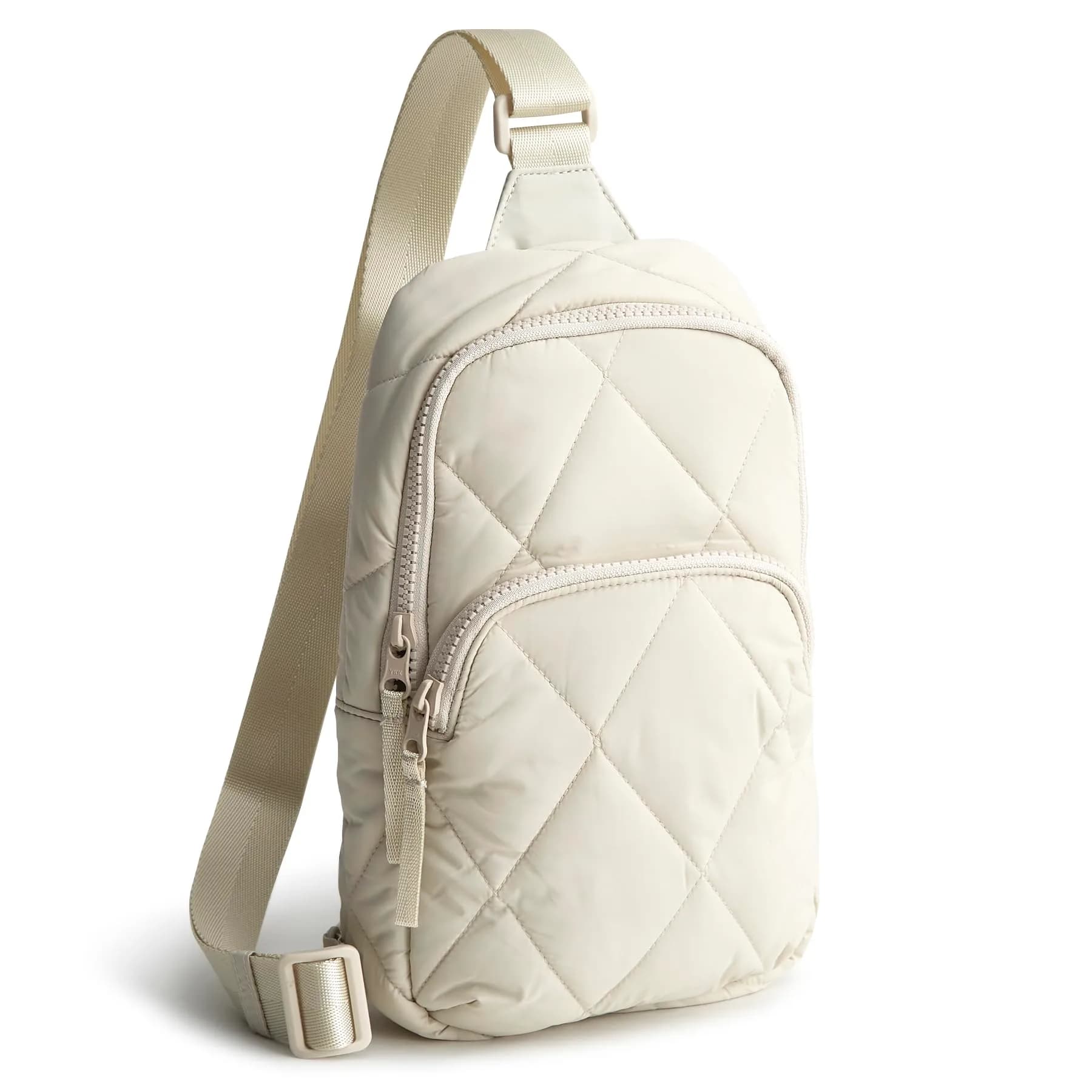 Vera Bradley Featherweight Lorman Sling Backpack Water Resistant for Travel & Work | Compact & Stylish (70-120 chars) — Pumice Stone