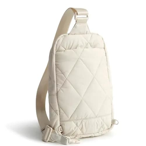 Vera Bradley Featherweight Lorman Sling Backpack | Lightweight, Water-Resistant, Pumice Stone thumbnail 2