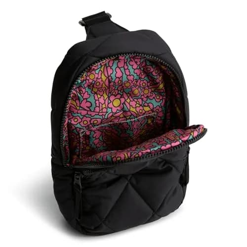 Vera Bradley Featherweight Lorman Sling Backpack | Water-Resistant, 1 Size, Moonless Night thumbnail 3
