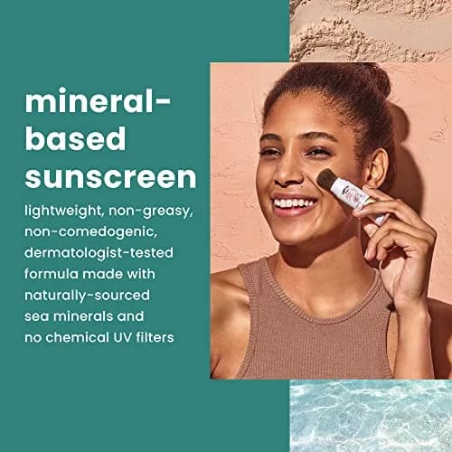 Hawaiian Tropic Mineral Powder Sunscreen Brush SPF 30 & Banana Boat Kids Sport Sunscreen Stick SPF 50 Bundle, 0.15oz + 0.5oz | Broad Spectrum UVA/UVB Protection thumbnail 4