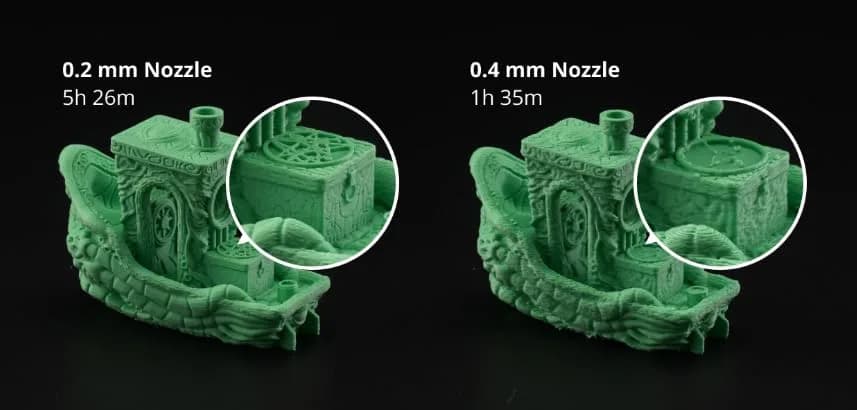 BAMBULAB Hotend with Nozzle for P1S P1P X1C X1 Carbon 3D Printer .4mm Hardened Steel | Official 3D Printer Part thumbnail 3