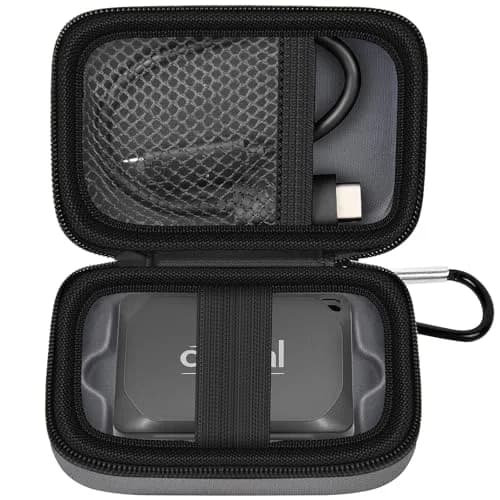 ANKHOH Carrying Case for Crucial X10/X9 Pro SSDs | 10.16cm x 7.49cm x 4.39cm (4" x 2.9" x 1.7") thumbnail 1