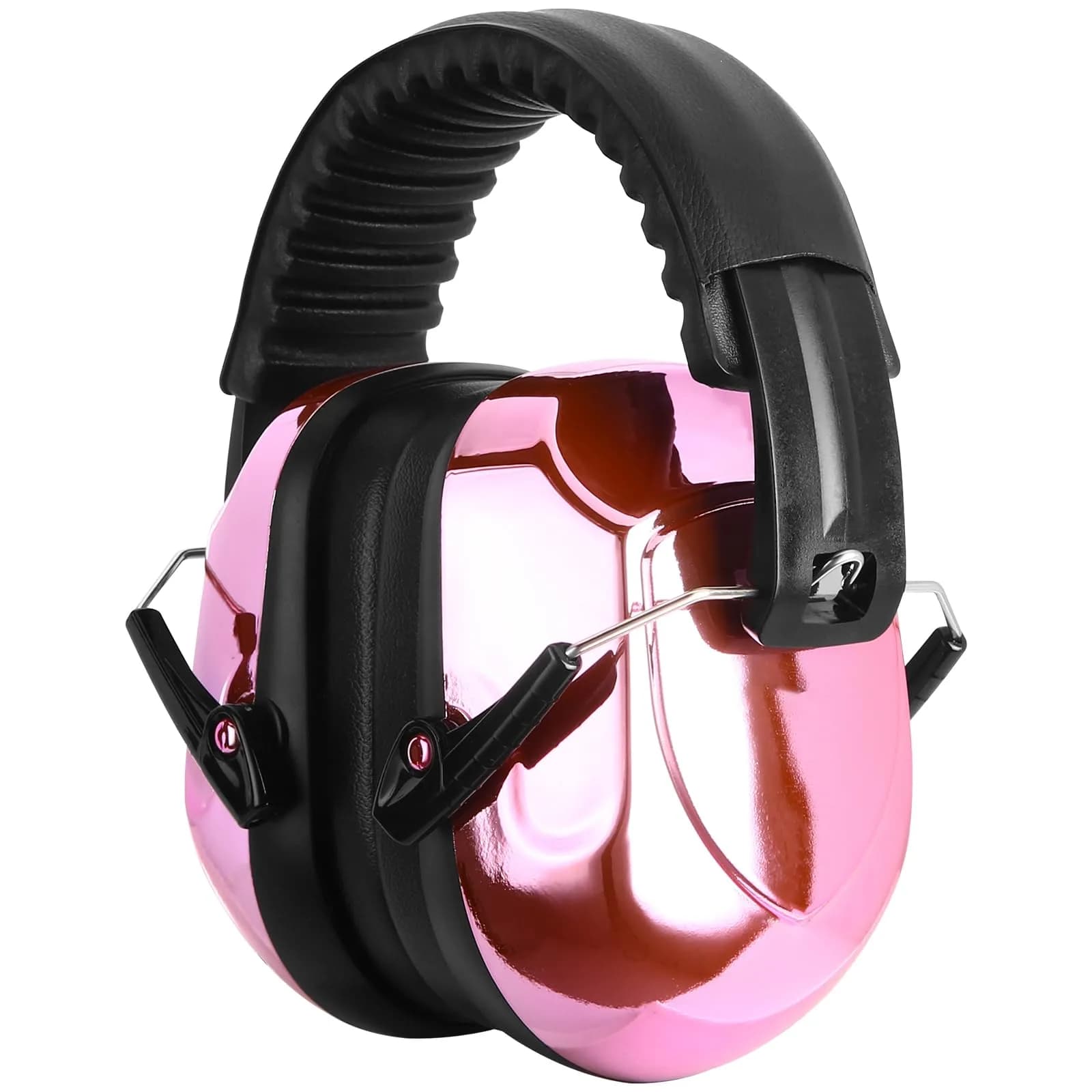 ProCase NRR 28dB Passive Noise Reduction Earmuffs | Adjustable Metal Frame, Foldable Design, Pink - main product image