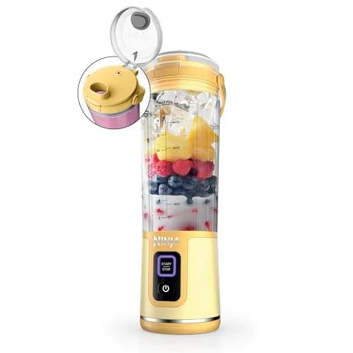 Ninja Blast Portable Blender 18oz | Cordless, Rechargeable, Lemon Meringue thumbnail 1