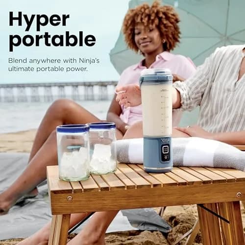 Ninja Portable Blender 18oz | Cordless, Rechargeable, Lavender | High-Speed Power for Smoothies thumbnail 7