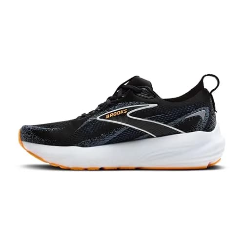 Brooks Men’s Glycerin 22 Neutral Running Shoe - Black/Country Blue/Orange Pop - 12.5 Wide | Maximum Cushioning Road Trainer thumbnail 5